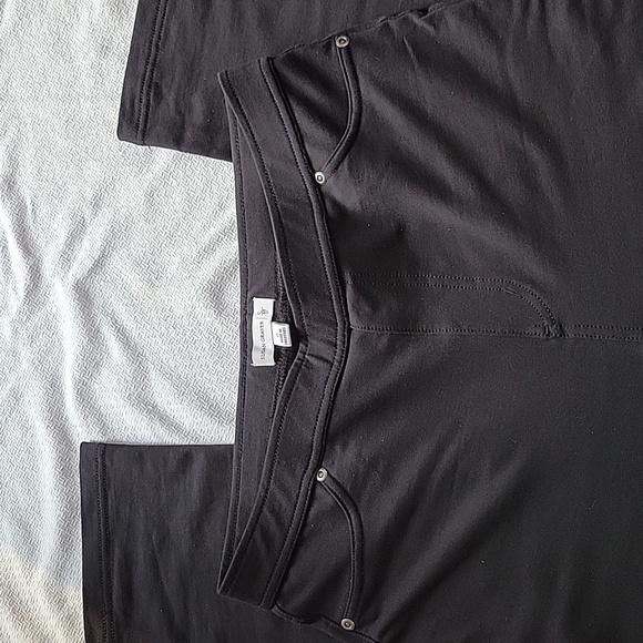 SUSAN Graver QVC Black Knit Stretch Slacks Pants M Medium Mint Condition - Picture 3 of 8